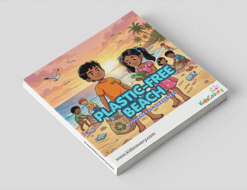 Plastic-Free Beach: A Journey of Awareness – Environmental Storybook PDF for Kids | Digital Download